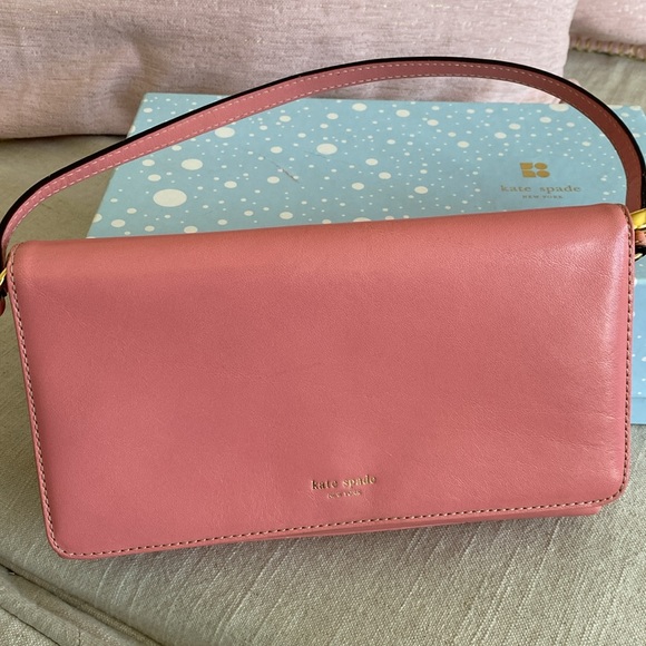 Kate Spade Susanna with Adjustable Straps Katy Bag Pink and Green - Picture 2 of 14